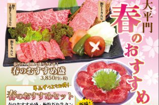 🌸春の特別メニュー🌸 🌸春の特別メニュー🌸